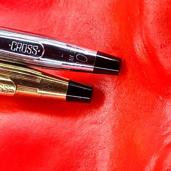 Set of 2 Vintage CROSS Mechanical Pencils Steel, Gold-Filled - Picture 3 of 4